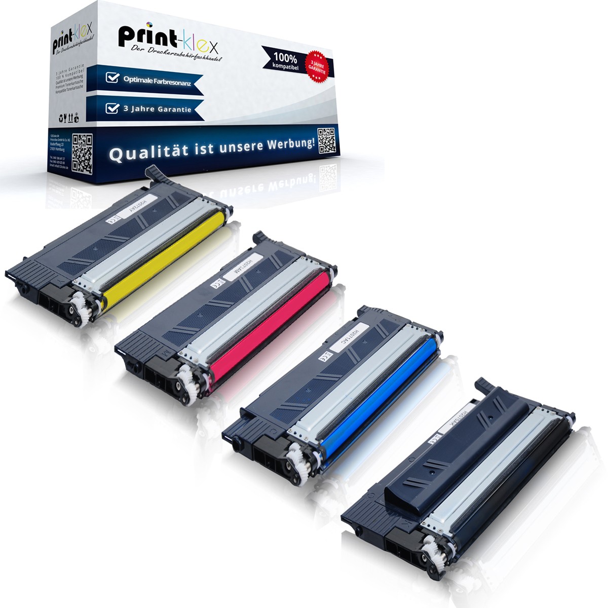 4 cartucce toner Super XXL per HP Color Laser 150a 150nw 150Series foto 2