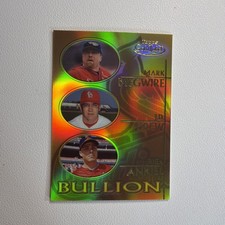 2000 Topps Gold Label #B6 Mark McGwire / J.D. Drew / Rick Ankiel Bullion