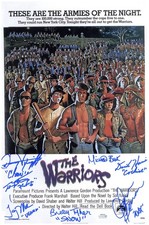 The Warriors Cast Signed 12x18 Poster Photo Exact Proof ACOA