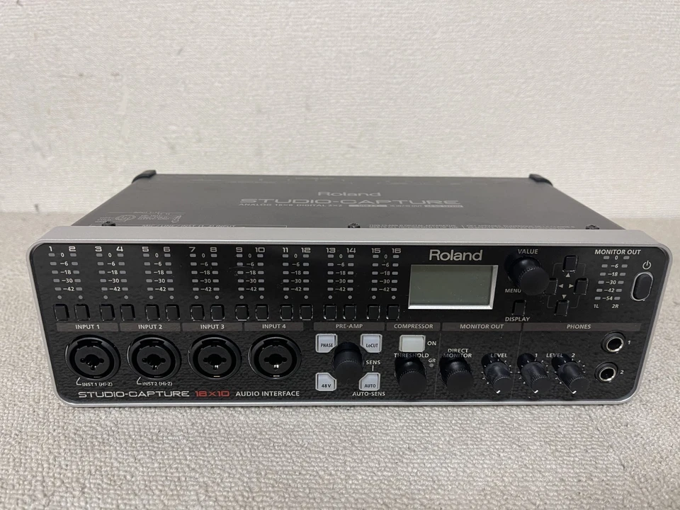Roland STUDIO-CAPTURE UA-1610 with Power Supply and Rack Mount Tested Working - Image 2 of 4