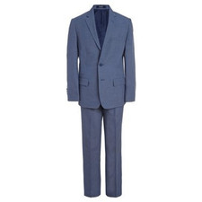 Nautica Big Boys 2-piece. Micro-Texture Suit - Dark Blue Size 10