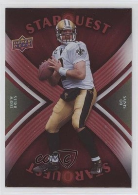 2008 Upper Deck Starquest Rainbow Red Drew Brees #SQ10 HOF 0u2l
