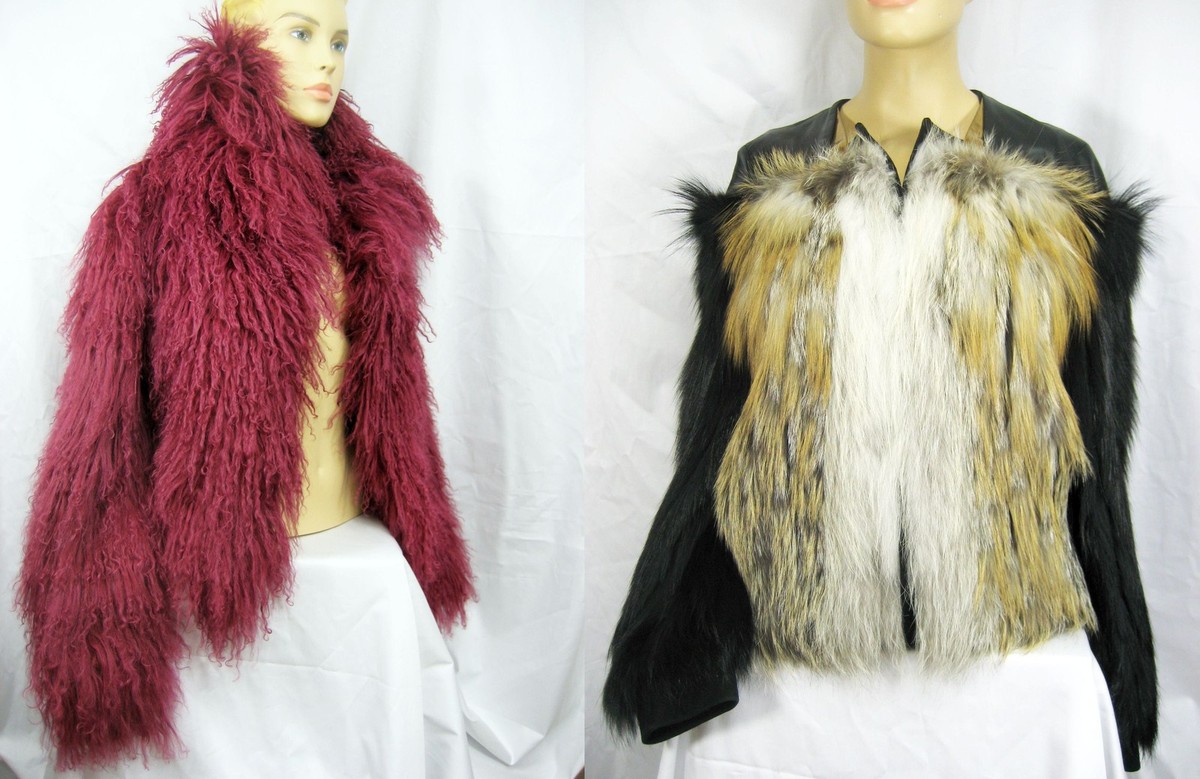 SALE! - $16,000 RUNWAY GUCCI 6 42 Yellow Polar Fox Fur