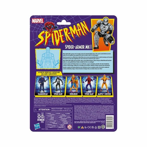 Hasbro Marvel Legends Retro Spider-Armor MK-I 6" Action Figure - Picture 4 of 4