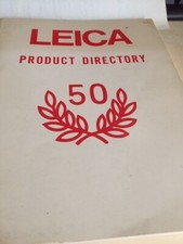 LEICA PRODUCT DIRECTORY-50th ANNIVERSARY-1976-SOFT COVER- EXTRA