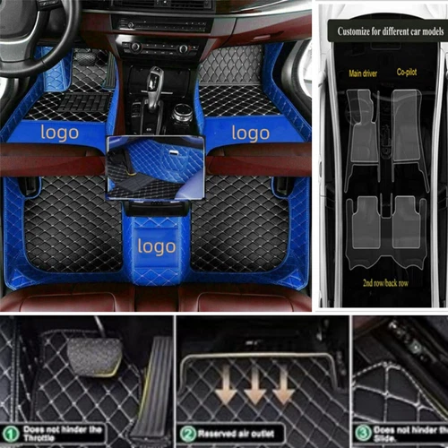 For Honda Ridgeline 2006-2023 All Models Car Floor Mats Carpet Waterproof Custom - Imagen 36 de 38
