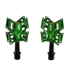 KCNC KNIFE Titanium Spindle Road Platform Pedals , Green