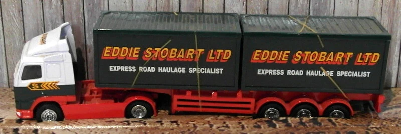 Corgi 1/64 Scale Diecast TY86705 - Volvo Skeletal Trailer - Eddie Stobart Ltd - Image 2 of 2