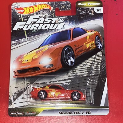 🔥2019 Hot Wheels Fast & Furious Fast Tuners Mazda RX-7 FD *VHTF