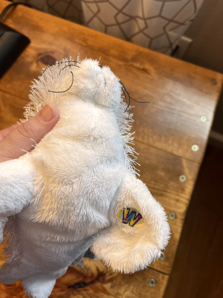 Ganz Webkinz White Seal Plush Fuzzy Stuffed Animal No Code - Image 4 of 4
