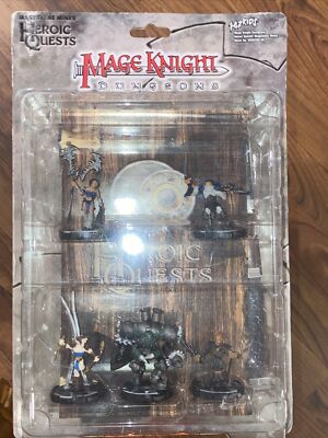 Mage Knight Dungeons Heroic Quests: Magestone Mines Miniatures *Sealed* WizKids