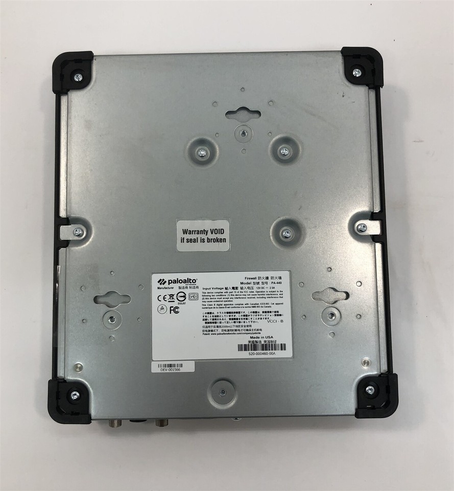 Palo Alto PA440 8Port Security Appliance NextGen Firewall w/ AC