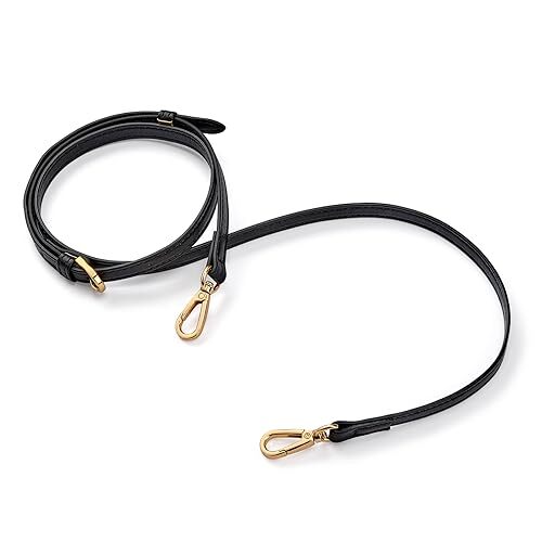 Purse Strap Purse Straps Replacement Crossbody Adjustable Black-gold Buckles