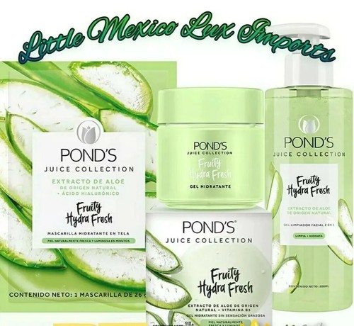 Pond's Fruity HydraFresh Facial Limpiador +Aloe Mascarilla+Gel hidratante(🚚) - Picture 5 of 6
