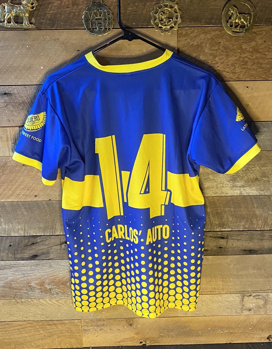 Boca Juniors CABJ Home Blue Club Soccer Jersey Men's Large