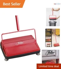 Electrostatic Carpet Sweeper Lightweight Compact 10"x39" Easy Clean Portable