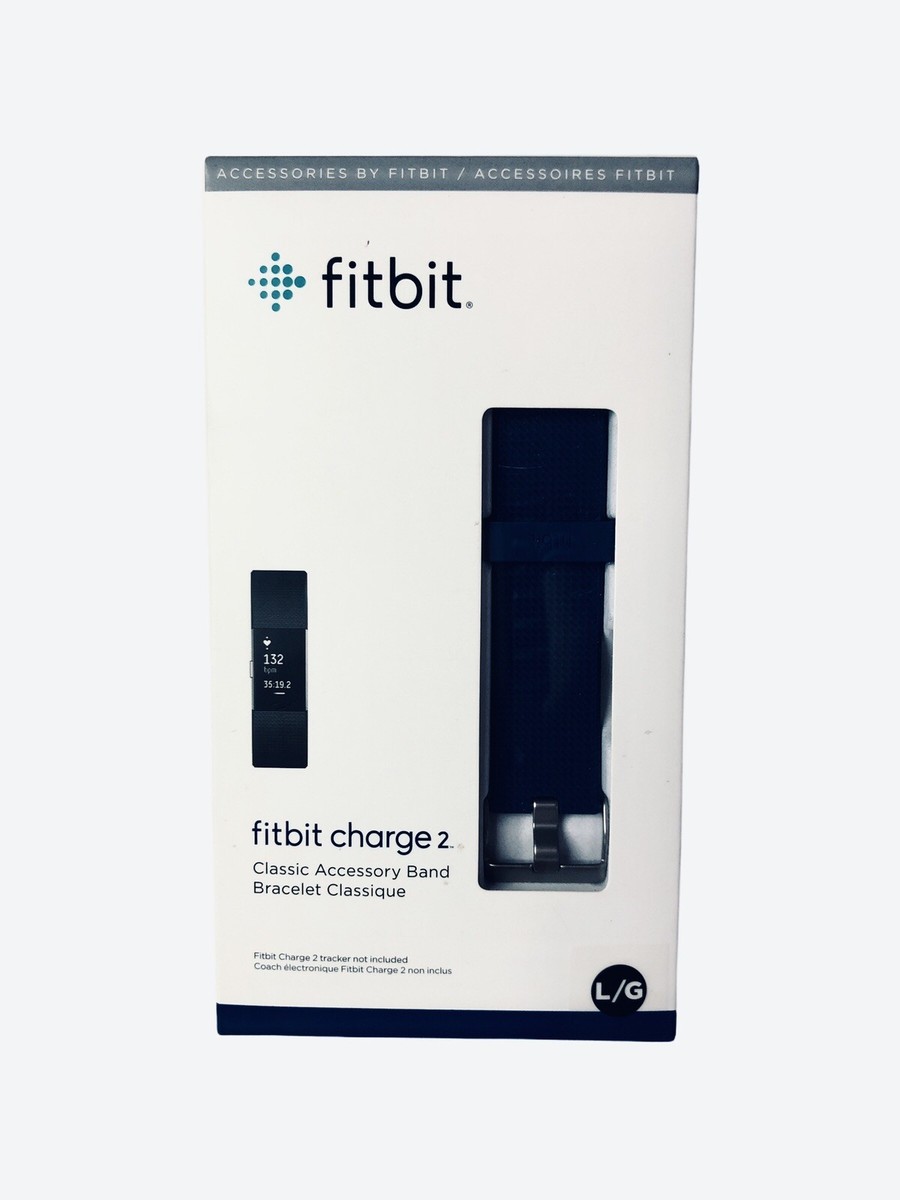 NEW Fitbit Classic Band for Charge 2 Fitness Activity Large Blue L