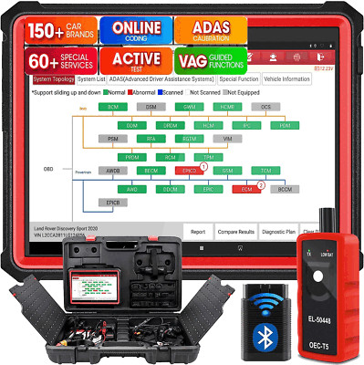 LAUNCH X431 PRO3S+ Bidirectional Diagnostic Tool ECU Coding TPMS OBD2 Scanner