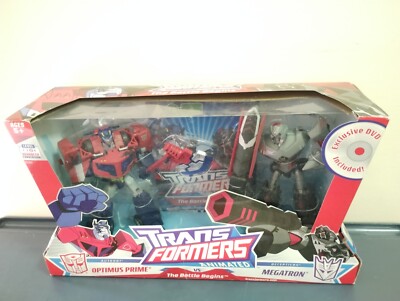 Transformers Animated The Battle Begins Optimus Prime vs Megatron 2 Pack