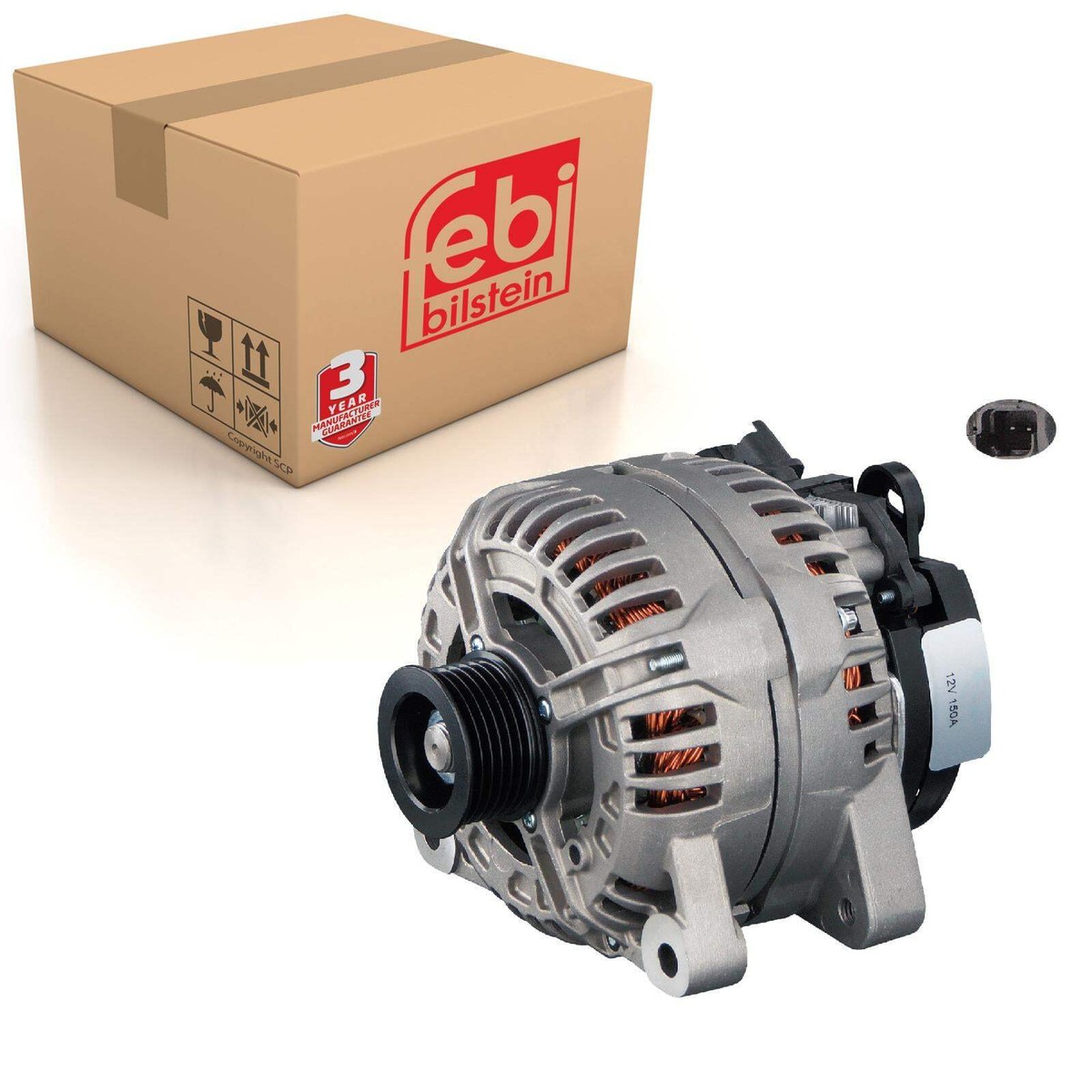 アム Alternator Fits Peugeot Citroen Renault OE 9646321880 Febi