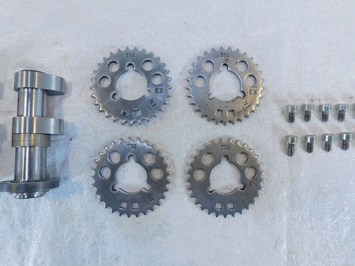 Aprilia RSV 1000 Mille Tuono RSV1000 Intake/Exhaust Camshaft Cams & Sprockets - Picture 9 of 12