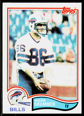 Mark Brammer, 1982 Topps, #22, Buffalo Bills