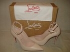 100% AUTHENTIC NEW WOMEN LOUBOUTIN CONCLUSIVE NUDE 100 HEELS/PUMPS US 8.5 — photo 5
