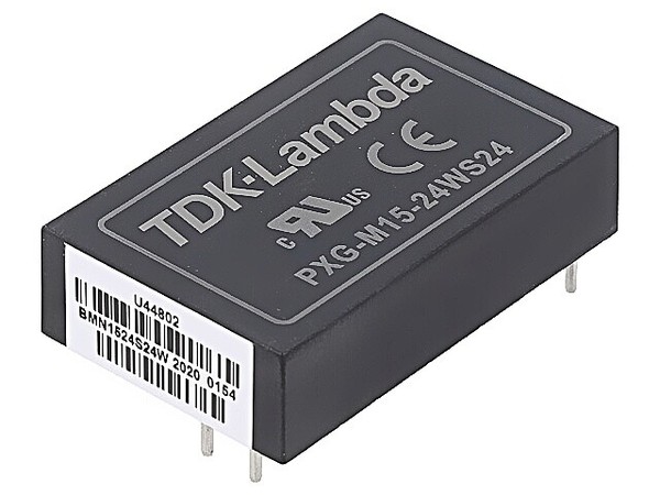 PXG-M15-24WS24 Wandler: Dc/Dc 15W Ueing: 9-36V 24VDC Iausg: 625Ma 24G Tht TDK-LA-image