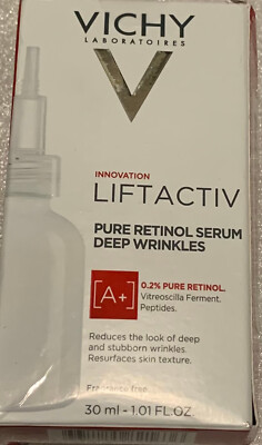 Vichy Liftactiv 0.2% Pure Retinol Serum Deep Wrinkles 30 ml NEW