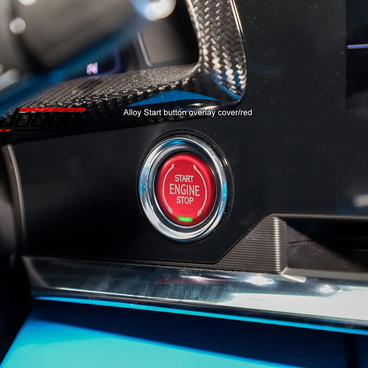 Red Interior Trim For Corvette C8 Engine Start Stop Push Red Interior Trim For Corvette C8 Engine Start Stop Push