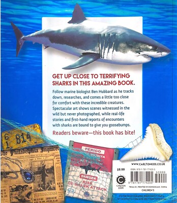 SHARKS - GET UP CLOSE TO NATURE'S FIERCEST PREDATORS By Ben