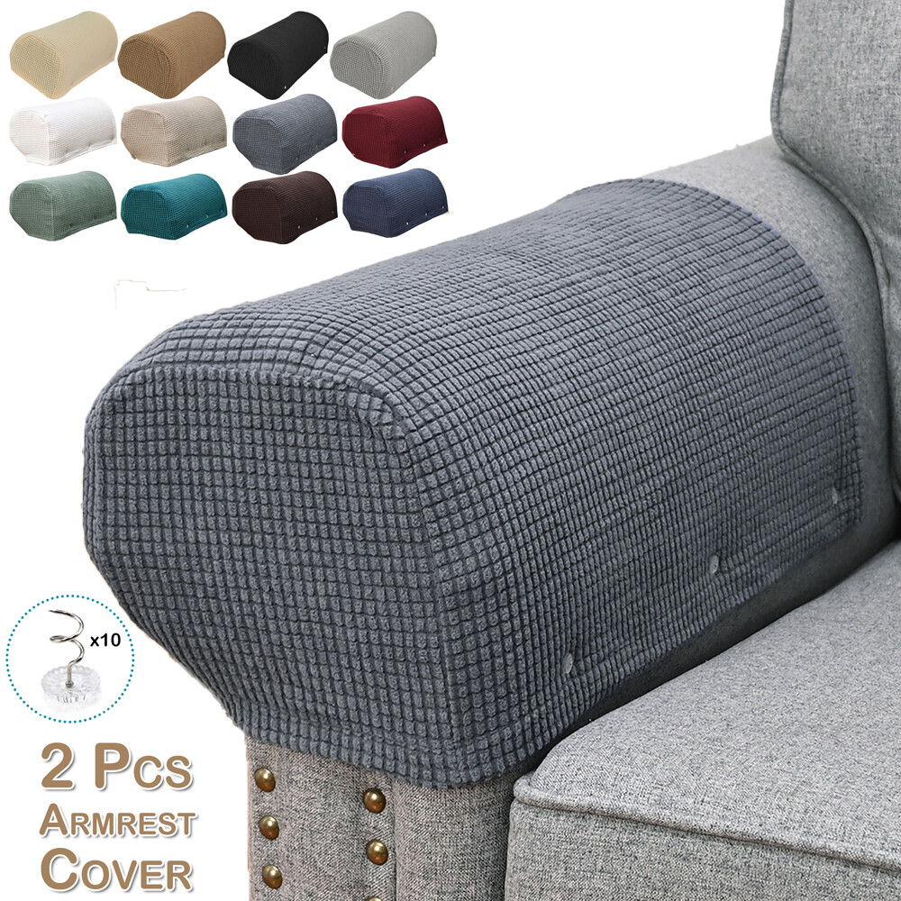 Removable Sofa Couch Armrest Covers Recliner Arm Cover Stretch Chair  Protector