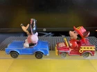 MATCHBOX/LESNEY VINTAGE DISNEY MICKY & MINNIE  1/64 USED MADE ENGLAND L OF 2 L#4