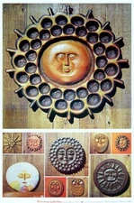 Vintage 1977 STAN DANN WOODCARVINGS @ NUT TREE VACAVILLE CA POSTER PRINT 24 x 36