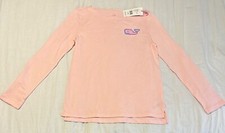 NWT Vineyard Vines Shirt Girls Pink Long Sleeve Top L 14