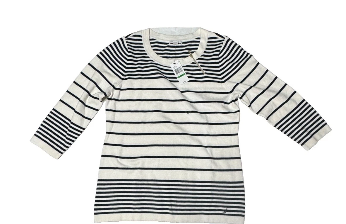 Suéteres para mujer a rayas Casual Nautica