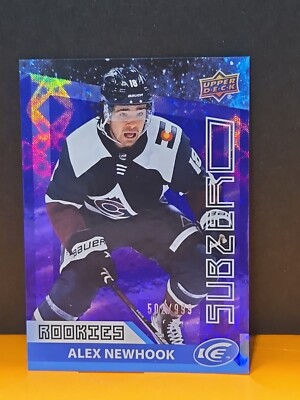 2021-22 Upper Deck Ice ALEX NEWHOOK Sub Zero Rookie #502/999 #SZ-37 Rookie RC
