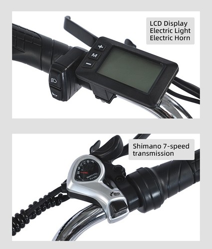 Triciclo Eléctrico 24 Pulgadas 350W 20AH E-Bike 3 Ruedas Bicicleta Triciclo EU Trike - Imagen 10 de 22