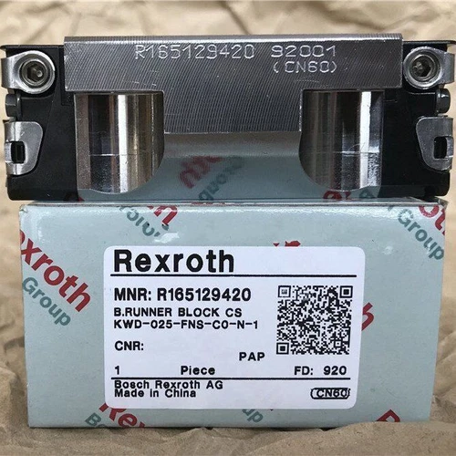 NEW REXROTH R165129420 RUNNER BLOCK BALL BEARING #AT - Picture 1 of 4
