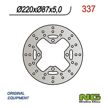 Disque de frein arrière Cagiva Raptor 650 NG ventilé haute friction 220mm