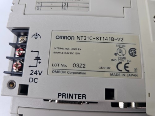 OMRON HMI NT31C-ST141B-V2 + NT-DRT21 FREE EXPEDITED SHIPPING - Picture 3 of 5