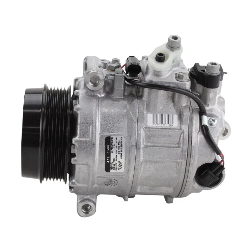 Compresor y embrague de aire acondicionado Denso 471-1594 nuevos para Mercedes-Benz X164 X166 W251 Foto 3 de 4