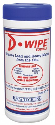 Lead Remover Wipes, 40 count wipes per canister 40 Count (Pack of 1) 