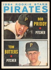 1964 Topps RC Stars #74 Bob Priddy Tom Butters Pittsburgh Pirates