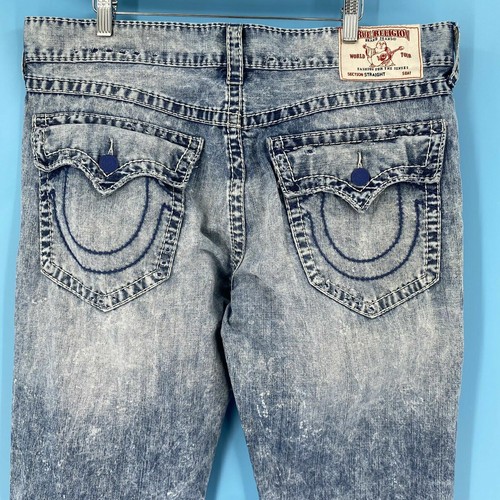 True Religion Jeans Mens Size 38 Acid 