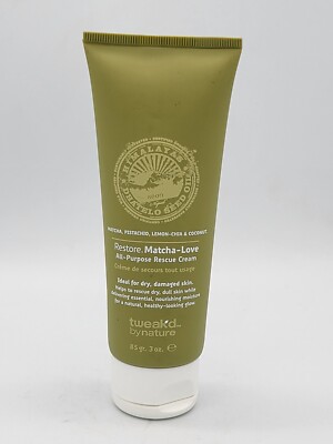 Tweak'd by Nature Restore MATCHA-LOVE  All Purpose RESCUE CREAM  -3oz-  SEALED 