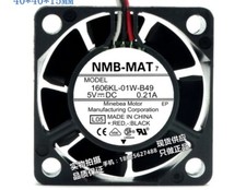 1pcs NMB-MAT 1606KL-01W-B49 5V 0.21A 3 wire 4 cm 4015 cooling fan
