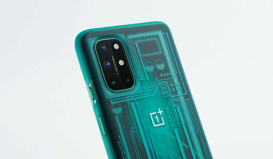 Original Official 8T Case Karbon Bumper Sandstone Cyan Quantum Back Cover Case - Image 2 of 4