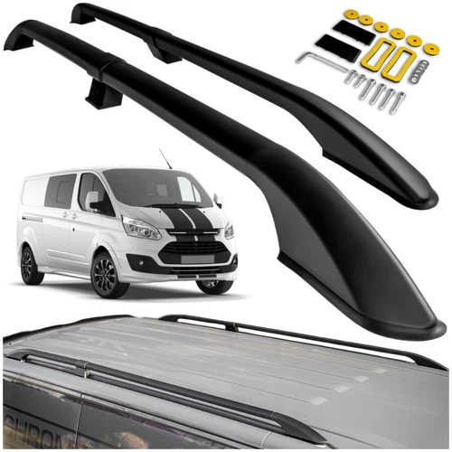 FOR FORD TRANSIT CUSTOM 2012-2022 SPLIT ROOF RAILS LONG WHEELBASE ROOF BARS