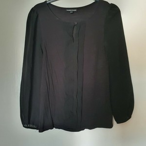 warehouse sheer sleeve top